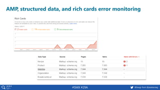 45 @peakaceag pa.ag@basgr from @peakaceag#SMX #29A
AMP, structured data, and rich cards error monitoring
 
