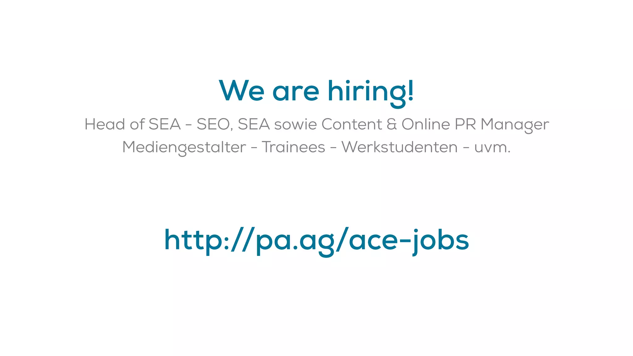 Crawl Budget Optimization - SMX München 2016