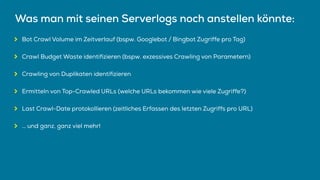 Crawl Budget Optimization - SMX München 2016