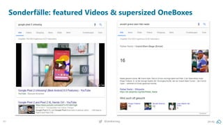 40 pa.ag@peakaceag
Sonderfälle: featured Videos & supersized OneBoxes
 