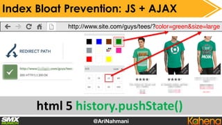 Indexing AJAX & JS Frameworks
 