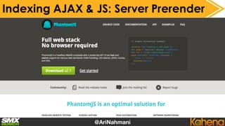 Testing: Fetch & Render JS / AJAX
 