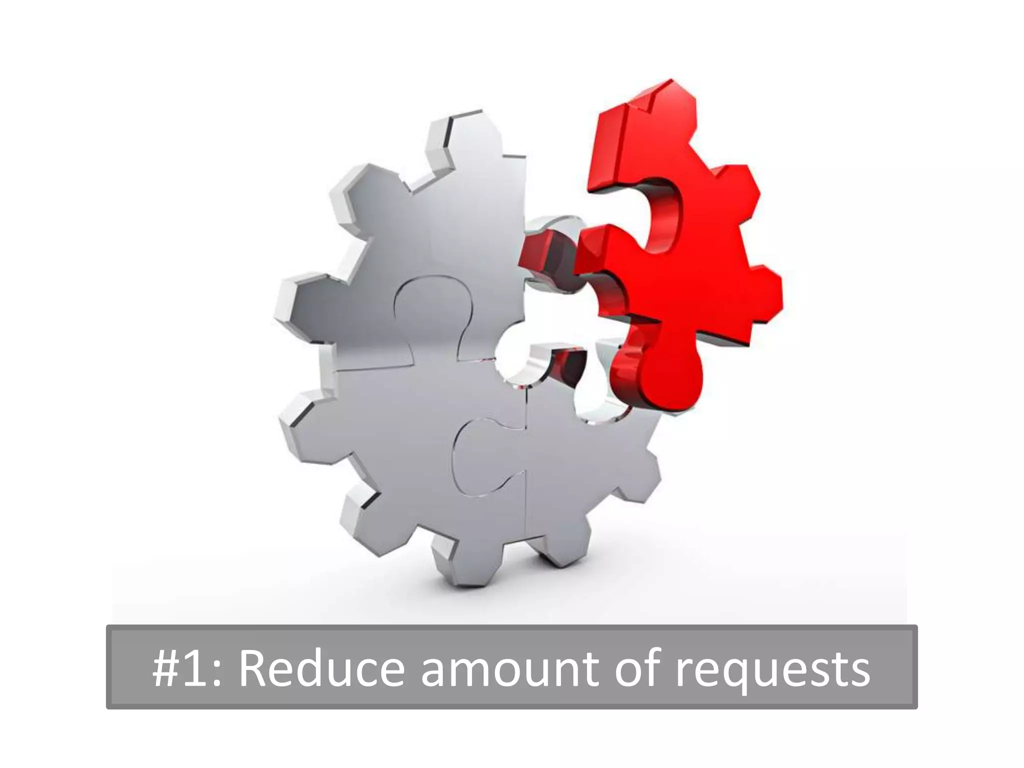 #1: Reduce amount of requests
 