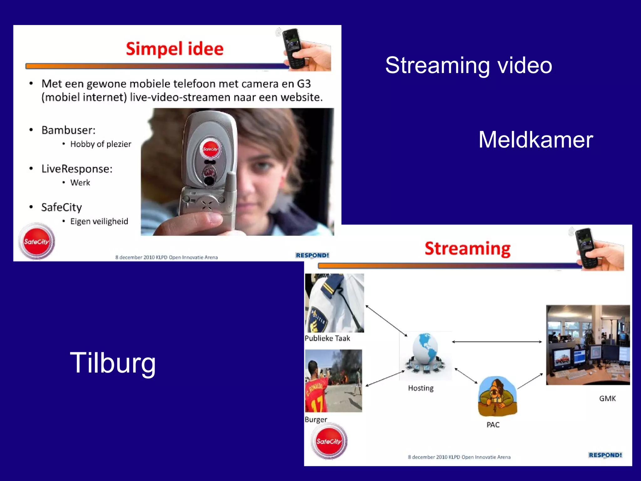 Tilburg Streaming video Meldkamer 