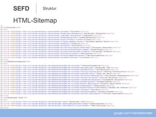 StrukturSEFD
HTML-Sitemap
google.com/+DanielHerndler
 