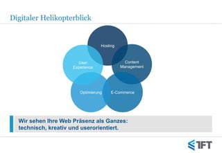 Digitaler Helikopterblick


                                 Hosting



                       User                  Conte...