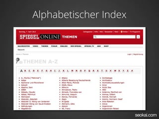 Alphabetischer Index
 