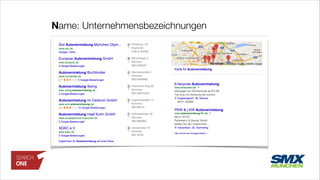 Name: Unternehmensbezeichnungen
 