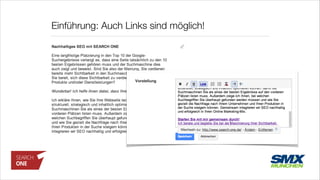 Einführung: Auch Links sind möglich!
 