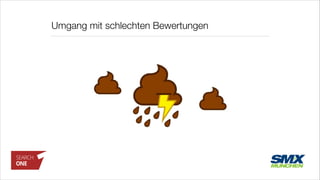 Umgang mit schlechten Bewertungen
 