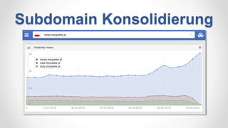 Subdomain Konsolidierung
 