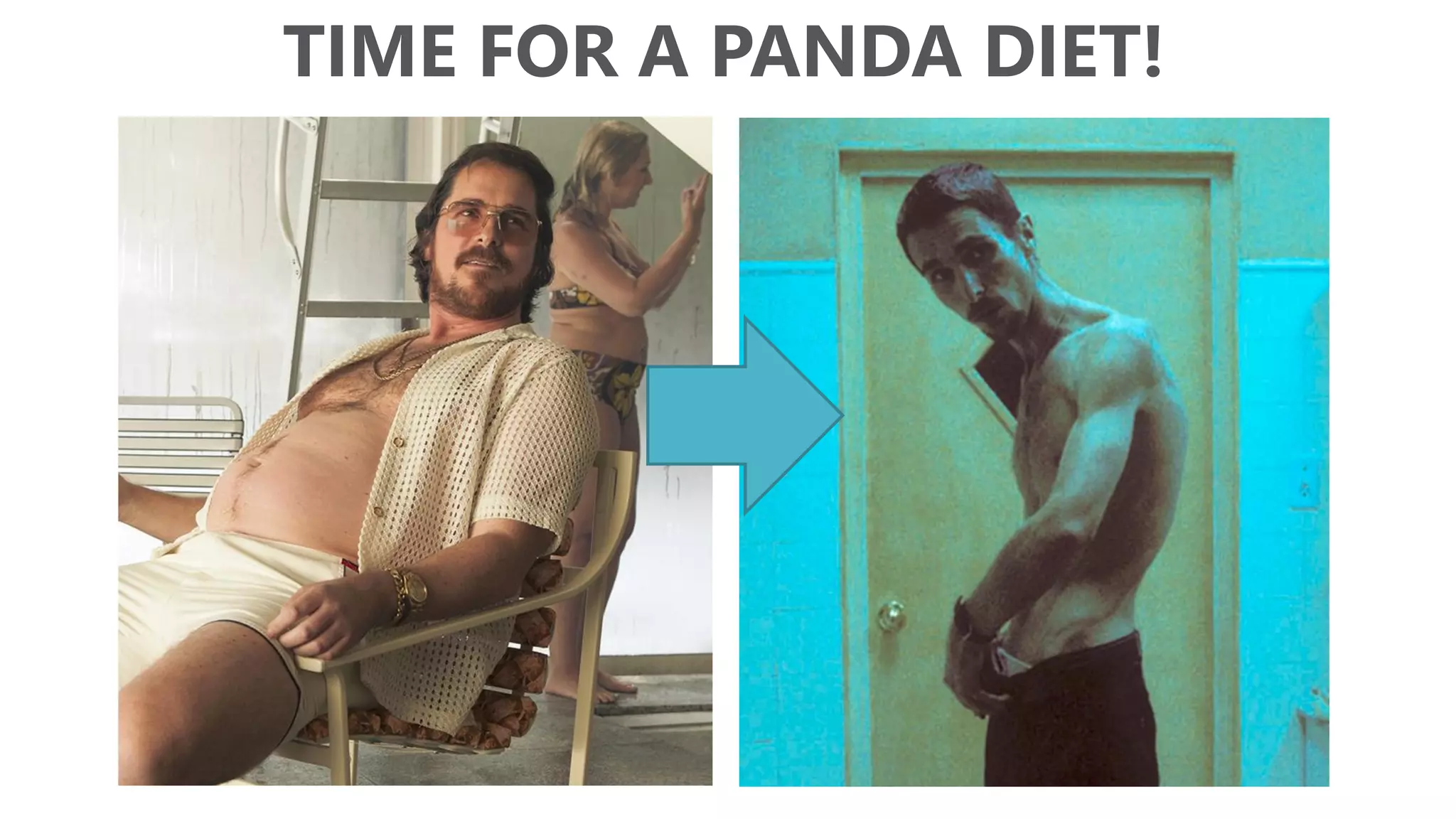 TIME FOR A PANDA DIET!
 