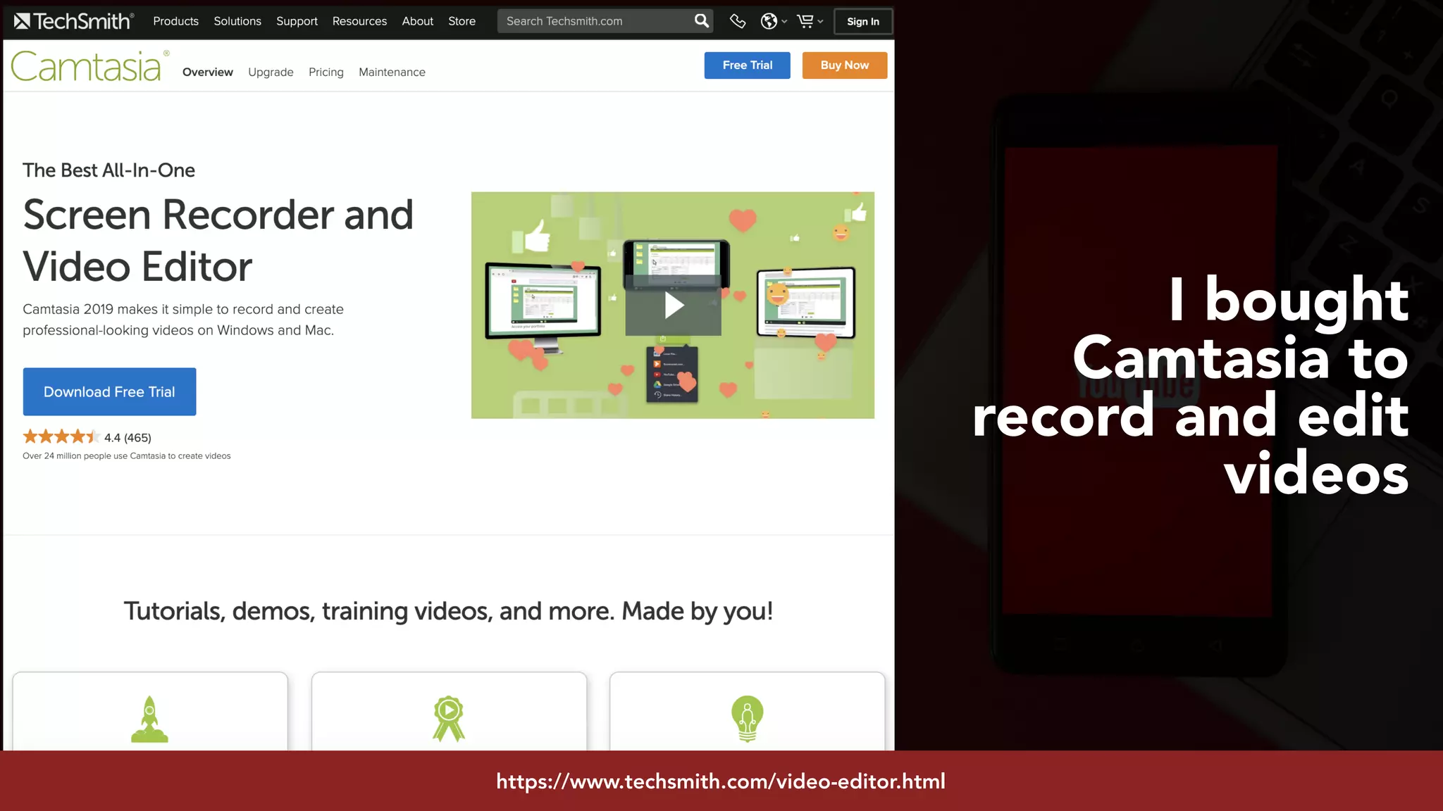 #youtubeseo at #smxadvanced by @aleyda from @oraintihttps://www.techsmith.com/video-editor.html
I bought
Camtasia to
record and edit
videos
 