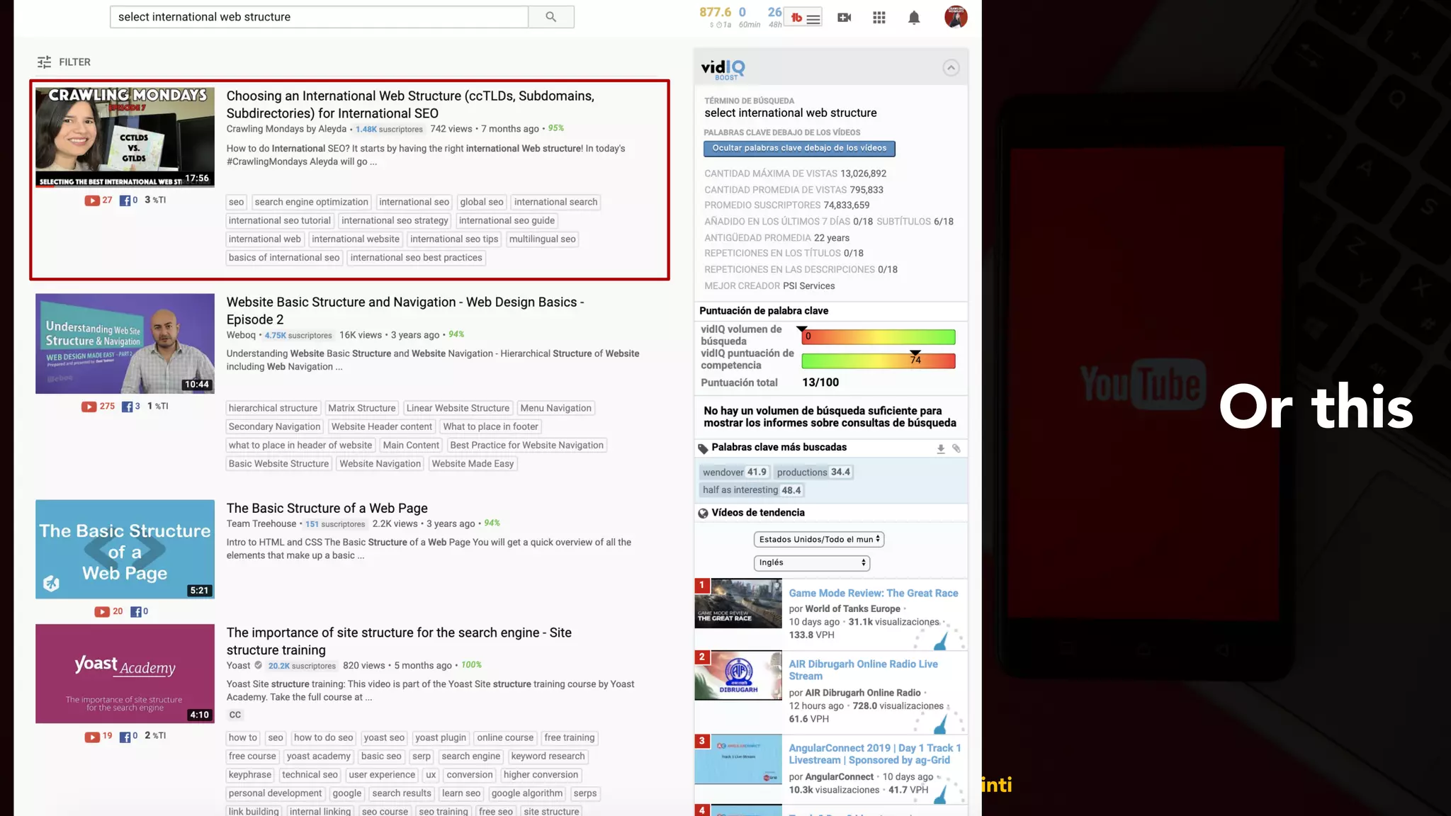 #youtubeseo at #smxadvanced by @aleyda from @orainti
Or this
 