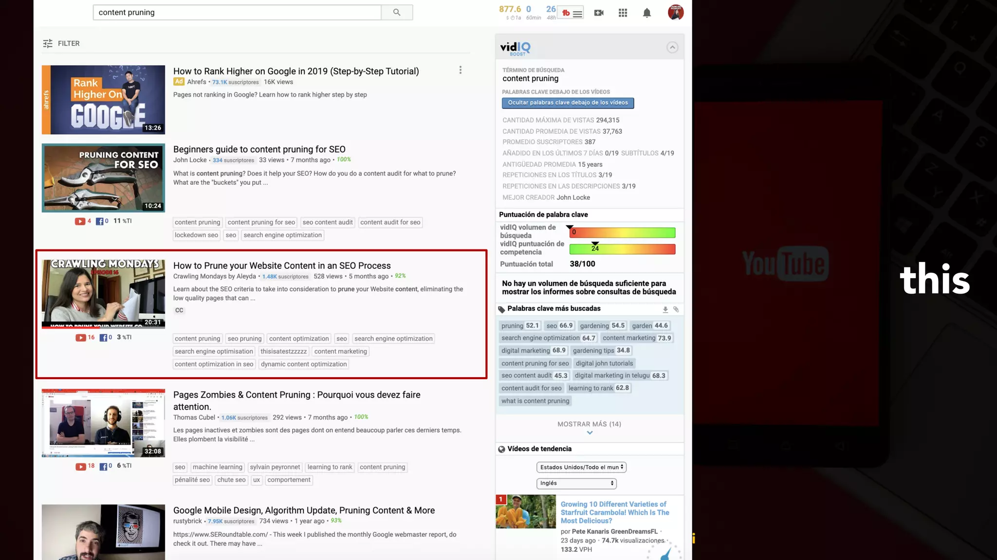 #youtubeseo at #smxadvanced by @aleyda from @orainti
this
 