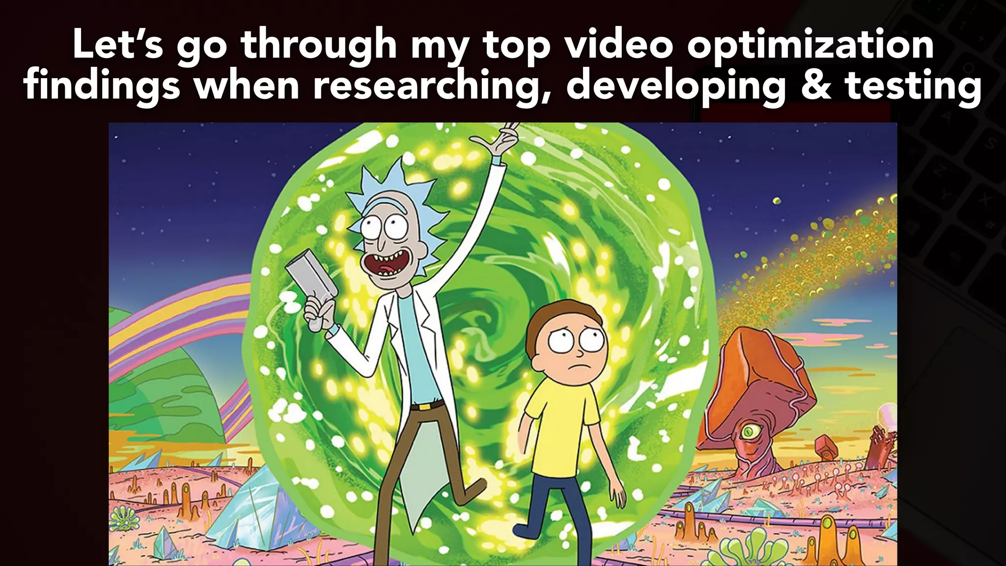 #youtubeseo at #smxadvanced by @aleyda from @orainti
Let’s go through my top video optimization
findings when researching, developing & testing
 