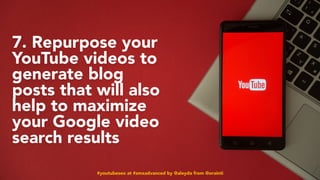 YouTube Optimization Tips for SEOs #SMXAdvanced