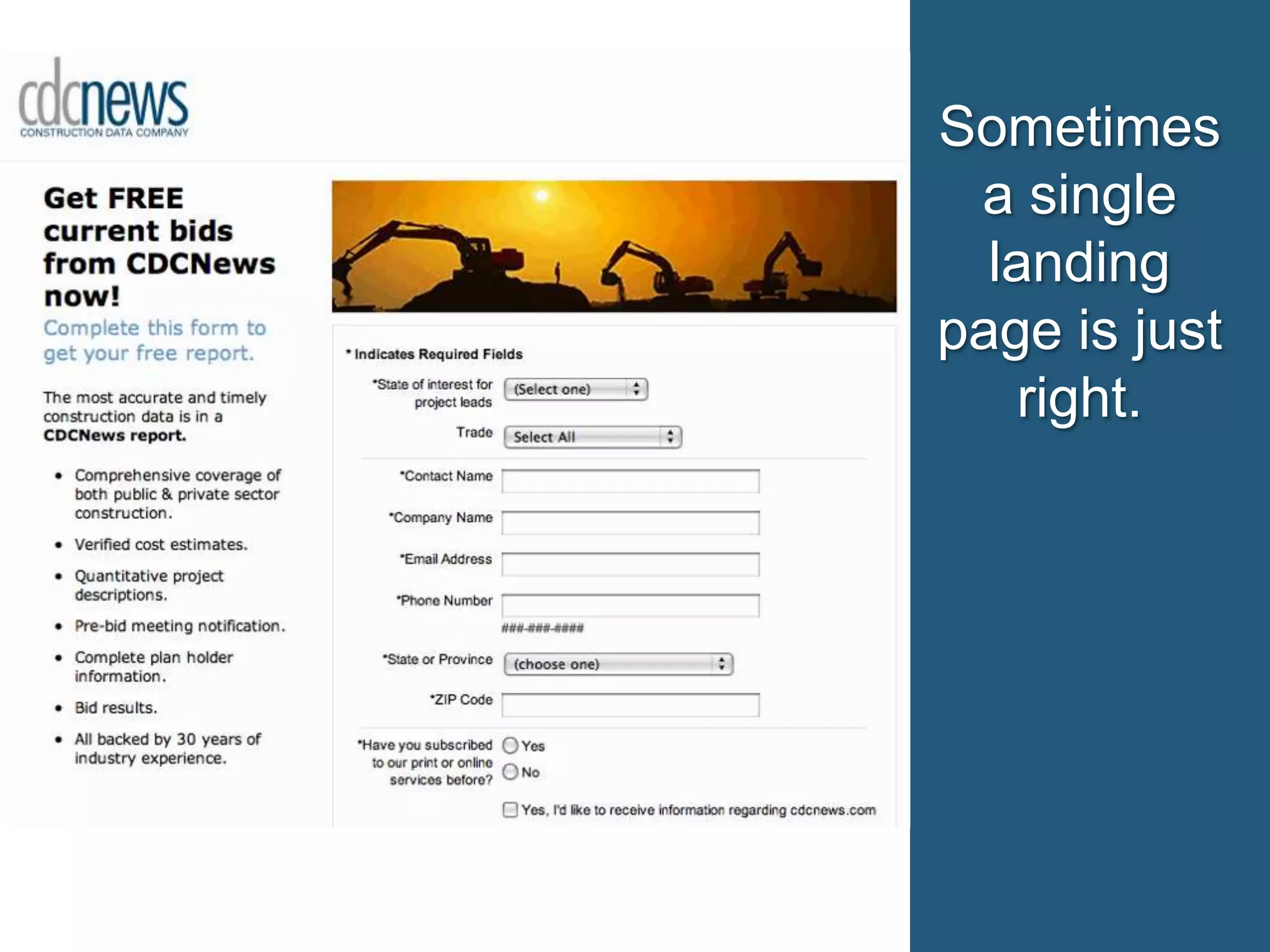 3 Landing Page Myths Debunked