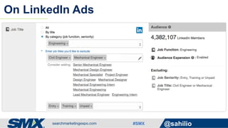#SMX @sahilio
On LinkedIn Ads
 