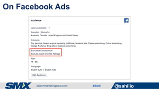 #SMX @sahilio
On Facebook Ads
 
