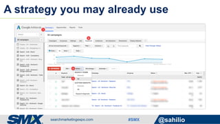 #SMX @sahilio
A strategy you may already use
 