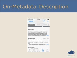 On-Metadata: Description
 