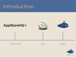 Introduction
2009-2010 2011 2012-
 