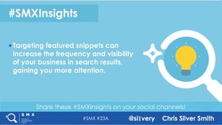 #SMX #12a1 @AlexisKSanders
Share these #SMXInsights on your social channels!
#SMXInsights
§There is a worldwide
shift towa...