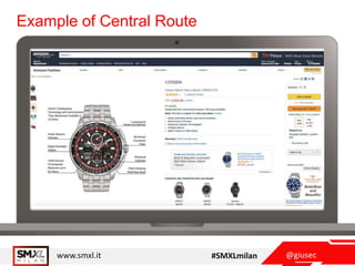 @giusecwww.smxl.it #SMXLmilan
Example of Central Route
 