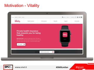@giusecwww.smxl.it #SMXLmilan
Motivation - Vitality
 