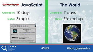 @bart_goralewicz
Mocha
10 days
JavaScript
Created in: 7 days
The World
Created in:
Status: Status:Simple F*cked up
 