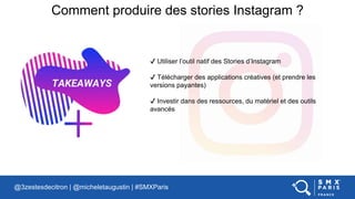 Comment produire des stories Instagram ?
✔️ Utiliser l’outil natif des Stories d’Instagram
✔️ Télécharger des applications...