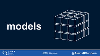 #SMX #keynote @AlexisKSanders
models
 