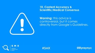 SMX West: Future-Proof Your Site for Google's Core Algorithm Updates by Lily Ray Slide 52