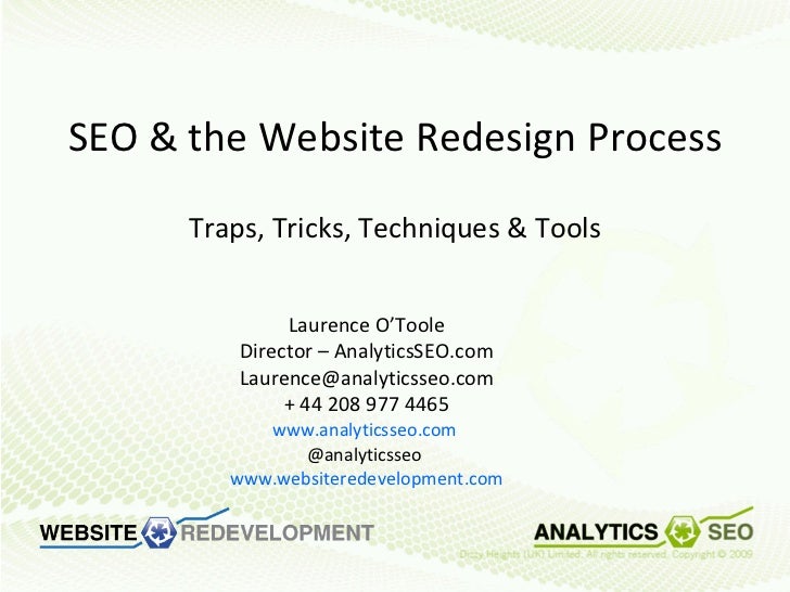 an seo friendly website redesign process tools tips and techniques