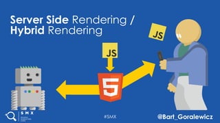 #SMX @Bart_Goralewicz
Server Side Rendering /
Hybrid Rendering
#SMX @Bart_Goralewicz
 