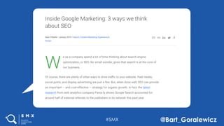 #SMX @Bart_Goralewicz
 