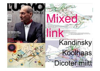 Mixed
link
  Kandinsky
   Koolhaas
 Dicoter miitt
 