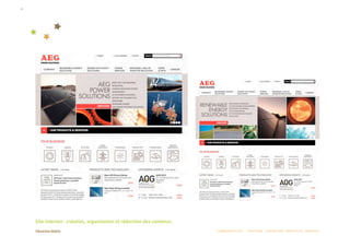 Site internet : création, organisation et rédaction des contenus.  
                                                                      COMMUNICATION  :  STRATÉGIE  CONCEPTION  RÉDACTION  CRÉATION 
 