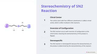 Sn2 Rxn Inversion SN2-Reaction in advanced organic chemistry | PPTX