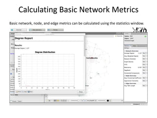 Social Network Analysis Using Gephi | PPTX