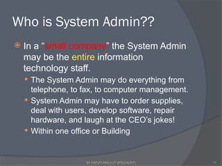 Comprehensive Introduction to Systems and Network Administration by ...