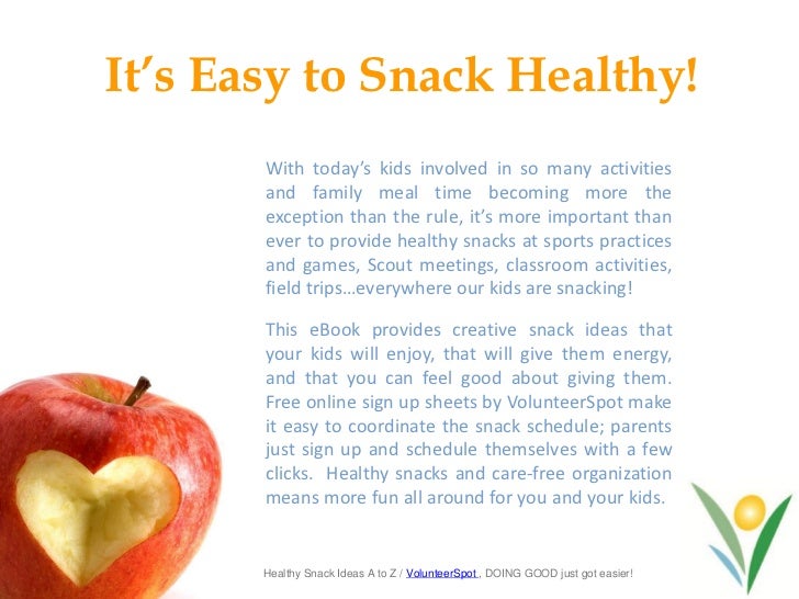 healthy snack ideas for kids and teams