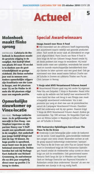 Snackkoerier cafetaria top_100_opleidingen_award