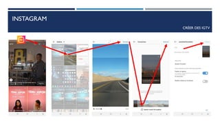 INSTAGRAM
CRÉER DES IGTV
67
 