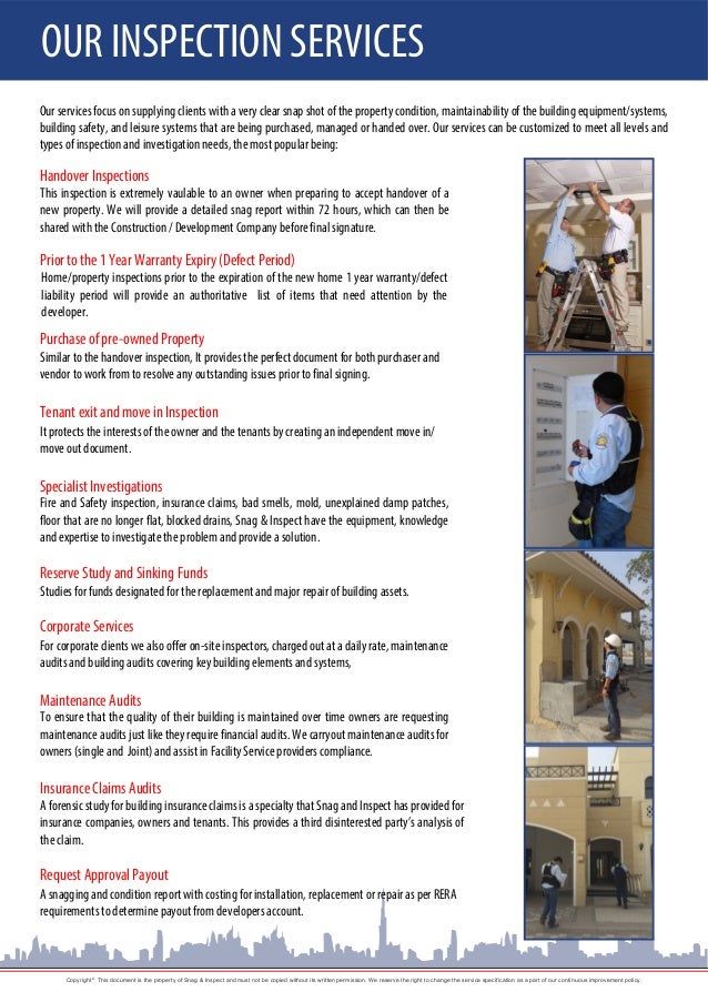 snag and inspect company profile property inspection in snagging issues