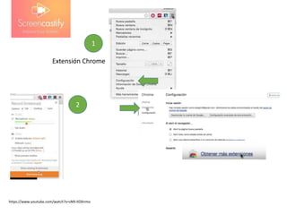 Extensión Chrome
https://www.youtube.com/watch?v=sN9-IIDXnmo
1
2
 