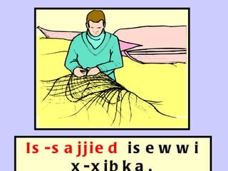 Is-sajjied  isewwi x-xibka. 