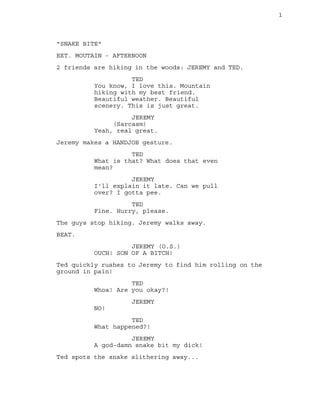 Snake bite (Comedy Sketch) | PDF