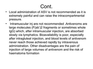 Asv Inj Snake bite in pediatrics | PPT